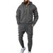 Men’s Fleece-Lined Hooded Sweatshirt & Jogger Pants Set – Lightweight & Comfortable (Sizes S-XXXL)_viptrois.com
