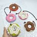 Bag Pendant Doughnut Bread Pendant, Car Pendant, Bag Pendant, Leather Pendant, Small Accessory_viptrois.com