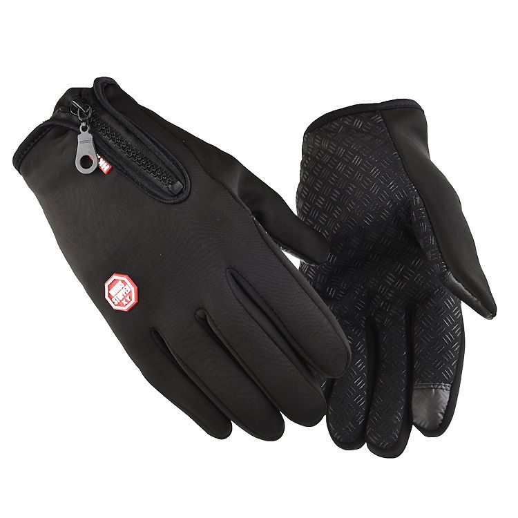 Outdoor warm gloves men's touch screen riding motorcycle skiing mountaineering windproof cold protection women's gloves fleece_viptrois.com
