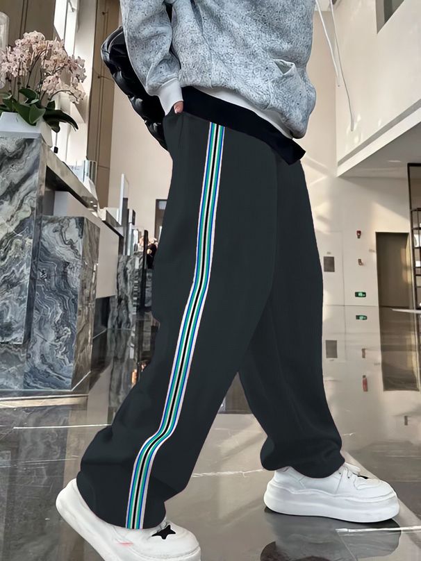 Men's Clothing Casual Walking Loose Pants Versatile Wide Leg Pants Lazy Sports Pants_viptrois.com