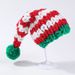 Christmas Santa Hat hand-woven Icelandic hair influencer photo hat props_viptrois.com