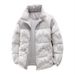 Men's Clothing Jacket For Men And Women, Winter Loose Windproof Thickened Cotton Padded Jacket For Couples, Thickened Cotton Padded Jacket For Men_viptrois.com
