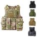 Tactical Military Vest – Quick Release, Multi-Functional, Stab & Bulletproof Protection (Black/Army Green/Khaki/Camo, One Size Fits All)_viptrois.com