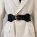 Unisex Retro Buckle Belt Female Decoration With Skirt Elastic Elastic Belt Fashion Joker High Sense Waist Seal._viptrois.com