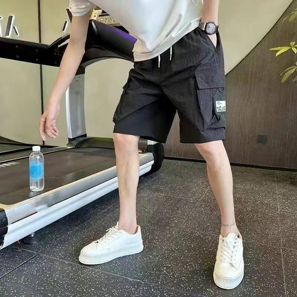 High-end Checkered Shorts, Men's Trendy Brand Casual Five-inch Men's Pants, 2025 New Men's Summer Thin Pants_viptrois.com