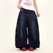 Vintage Cat Whisker Washed Distressed Jeans For Men & Women - Relaxed Fit Wide Leg Cargo Pants With Large Pockets_viptrois.com
