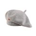Large Head Circumference Wool Knitted Beret Spring And Autumn Painter Hat Shows Small Face Japanese Style Thin Design Niche Internet Celebrity Hat_viptrois.com