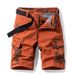 Men's Clothing Summer Men's New Pattern Washed Workwear Shorts Outdoor Leisure Loose_viptrois.com
