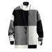 Men's Clothing Autumn And Winter Contrast Color Round Neck Sweater Loose Youth Fashion Pullover Sweater_viptrois.com