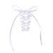 Shoe Accessories wheat ear black and white elastic flat diamond sports shoes shoelace rope a pair_viptrois.com