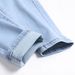 Men's Slim Fit Stretch Jeans - Light Wash Comfortable Cotton Denim Pants For Casual Wear_viptrois.com