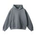 Men's Clothing New Loose Plus Velvet Trendy Brand Sweatshirt Men Oversize Hooded Trendy Brand Men's Sweatshirt Pants Suit_viptrois.com