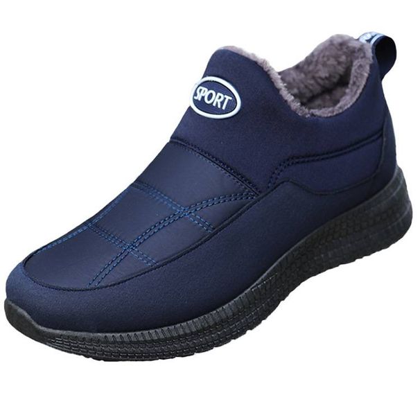Spot cotton shoes men winter new middle-aged and elderly cotton boots plus cashmere warm men's casual shoes_viptrois.com