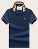Men's Premium Polo Shirt Short Sleeve Cotton Blend Summer Cool Breathable Embroidered Collar Casual T-Shirt For Dad & Young Adults_viptrois.com