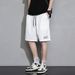 Men's Quick-Dry Basketball Shorts With Drawstring | Lightweight Stretch Fabric | Casual Athletic Shorts For Summer & Gym_viptrois.com