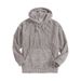 trend 2022 Men's Thickened Corduroy Long Sleeve Solid Color Kangaroo Pocket Drop Shoulder Hoodie_viptrois.com