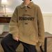 Men's & Women's Polo Collar Knit Sweater - Classic Autumn Winter Pullover With Loose Fit & Stylish Print_viptrois.com