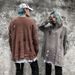 Men's Clothing Hollow Gothic Distressed Oversized Sweater - Unisex Streetwear Pullover With Ripped Details & Hollow-Out Design (Black, Grey, M-2XL)_viptrois.com