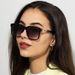 2025 Radfahren Mode Frauen Sonnenbrille Quadratischen Stil Sonnenbrille Zubehör Gradienten Objektiv Anti-UV400 Luxus Marke Brillen Weibliche_viptrois.com