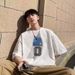 Teenage Men's Handsome Student Trend Set, And Junior High School Students Pure Cotton Short T-shirt, Summer Clothes Half_viptrois.com