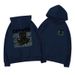 Pure American Style Trendy Brand Super Cute Cat Print Sweatshirt Women Spring And Autumn Thin Large Plus Size Slimming Hooded_viptrois.com