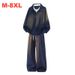 Men's Casual Loose Fit Hoodie & Jogger Set With Textured Fabric - Comfortable Two-Piece Outfit For Everyday Wear (Black, Navy, Beige)_viptrois.com