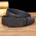 Men's Belt Crocodile Pattern Bark Automatic Leather Buckle Belt Business New Scratch Resistant Casual Belt_viptrois.com