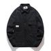 Men's Clothing Heavyweight Retro Work Shirt Autumn New Style Trendy Handsome Loose Large Size Casual Denim Jacket_viptrois.com