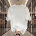 2025 summer loose men and women pullover 100% cotton short sleeve T-shirt_viptrois.com