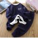 Boys' Spring Outfit Trendy Two-Piece Hoodie And Pants Set - Soft Fabric, Stylish Letter Print, Unisex Casual Wear_viptrois.com
