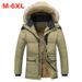 Men's Detachable Hood Winter Jacket With Fleece Lining, Zip-up Front, And Flap Pockets – Long Coat In Brown, Khaki, Black, Navy, Coffee_viptrois.com