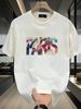 【DORAE】2026 Warm T-shirt (Organic Cotton) Off-White (Soft "Painted PARIS" Print & Minimalist Accent) – Cozy Minimalist Style For Lounging At Home_viptrois.com