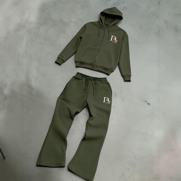 Men's Clothing Winter New Men's S Sports Letter Ribs Cotton Coat Casual Stitching Knitted Coat_viptrois.com