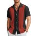 Men's Clothing Men's Casual Floral Shirt Short Sleeved 3d Printed Men's Shirt_viptrois.com