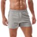 Men's Clothing Thin Shorts Men Summer Sports Shorts Three Quarter Pants Shorts Men Pure Cotton Shorts Large Size Fitness Training Shorts_viptrois.com