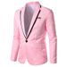 CT Men's Suit 2025 New Style Solid Color Collar Patchwork Small Blazer_viptrois.com