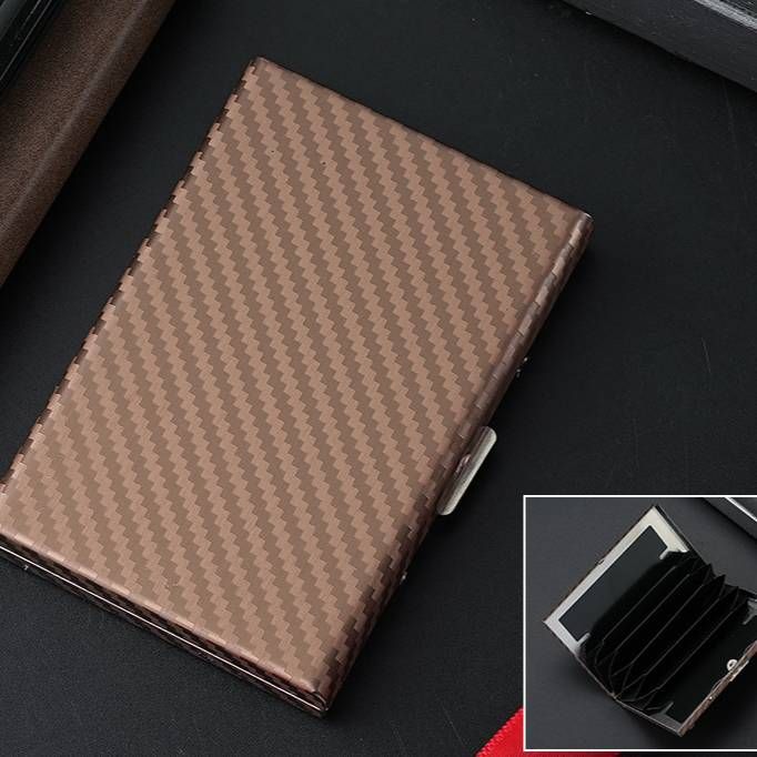 Men's Bags Metal Card Box Anti Demagnetization Bus Bank Subway Card Holder Collection Animation Week Document Protection Cover Card Holder_viptrois.com