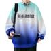 Gradient Sweatshirt Men's Loose Long Sleeved T-shirt Men And Women Teenagers Casual Clothes Trend_viptrois.com