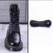 Shoe Accessories leather shoe laces flat men's and women's Martin boots sports casual white black brown khaki shoe laces_viptrois.com