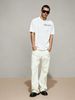 Minimal Streetwear Loose Fit Geometric Letter Graphic Cotton T-Shirt Men's Casual Versatile Top_viptrois.com