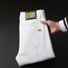 Men's Clothing Spring New Black And White Jeans Men's Skinny Elastic Brand Casual Pants Trendy_viptrois.com