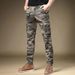 Men's Clothing Youth Spring And Autumn Camouflage Work Jeans Men's Slim Fit Skinny Foot Trendy Casual Long Pants Straight Men_viptrois.com