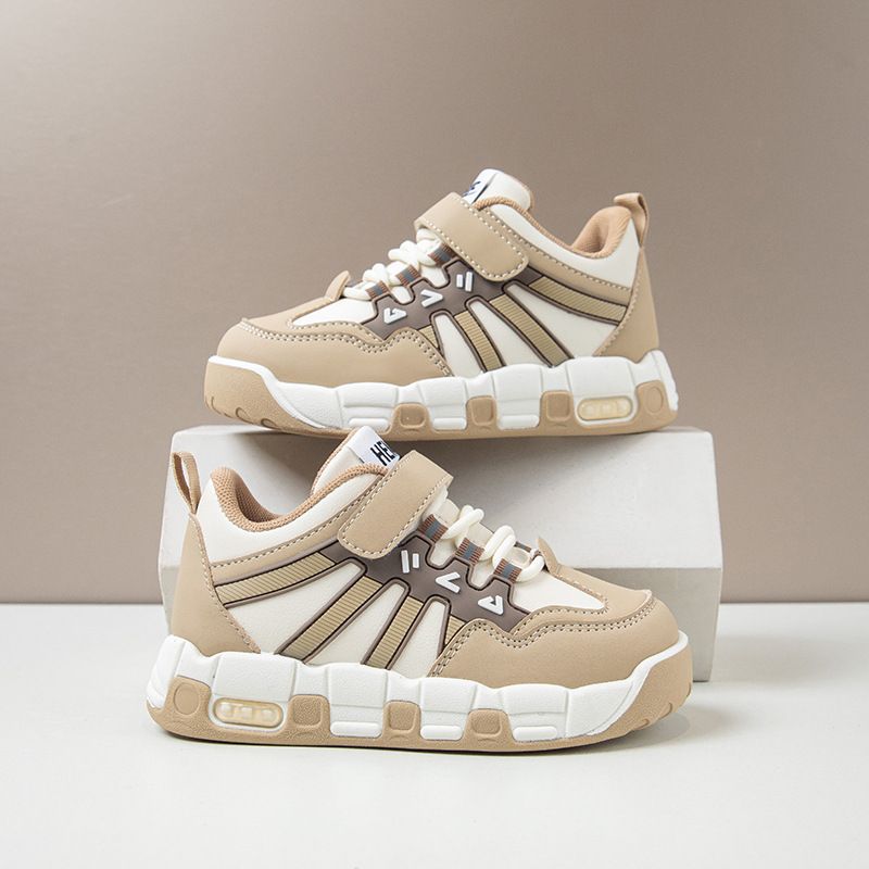 Mother & Kids Shoes Autumn And Winter New Korean Version Children's Running Shoes Fashionable Breathable Elementary School Students Casual Shoes_viptrois.com