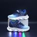 2025 Spring And Autumn Children's Luminous Shoes Boys And Girls Baby Running Flashing LED Single Shoes Light Up Mesh Sports Shoes Trendy_viptrois.com