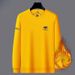 Men's Clothing autumn and winter fleece-lined thickened men's round neck sweater fleece-lined warm Men's bottoming shirt middle-aged T-shirt top_viptrois.com
