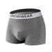 Pulse Underwear European Size Mid-Waist Pure Cotton Simple Solid Color Briefs Breathable Loose Men's Youth Boxer Shorts_viptrois.com