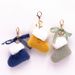 Bag Charm Christmas Boots Keychain Cute Bow Bag Pendant Cartoon Plush Car Key Chain Ring Gift Accessories_viptrois.com