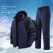 Unisex Softshell Jacket & Pants Set – 5000mm Waterproof, Windproof & Fleece-Lined For Hiking, Skiing & Outdoor Adventures_viptrois.com
