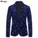 CT Velvet Gold Foil Trim Suit For Singers, Hosts, Choir MCs, Stage Performance Tuxedos_viptrois.com