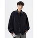 Men's Clothing Cool, Two Piece Plaid Patchwork Lapel Jacket For Men, New Spring And Autumn Style, American Trendy Brand, Versatile Casual Coat._viptrois.com
